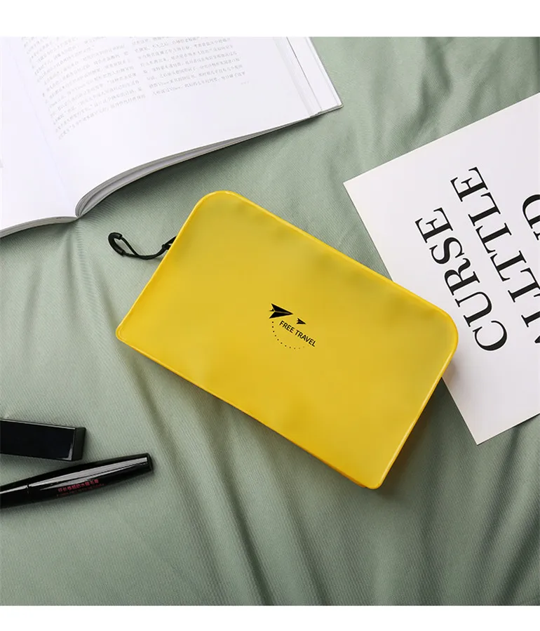 

Waterproof Eco-friendly TPU Small Wash Bag Portable Travel Beauty Cosmetic Storage Makeup Toiletry Bags, Customized color