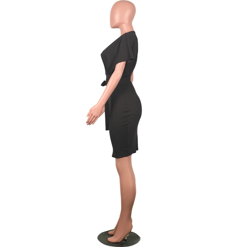 2020 Wholesale 5 Colors Bodycon Dress Long For Office Ladies