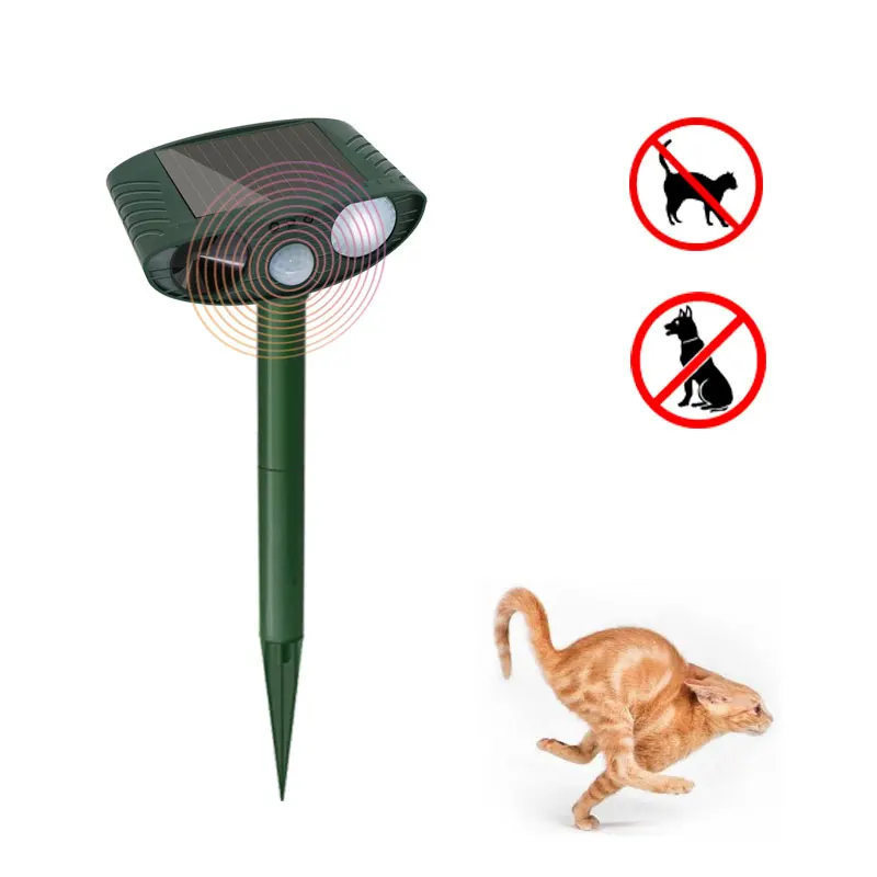 

Hot Selling Home Garden Custom Birds Repellent Solar Ultrasonic Animal Repellent