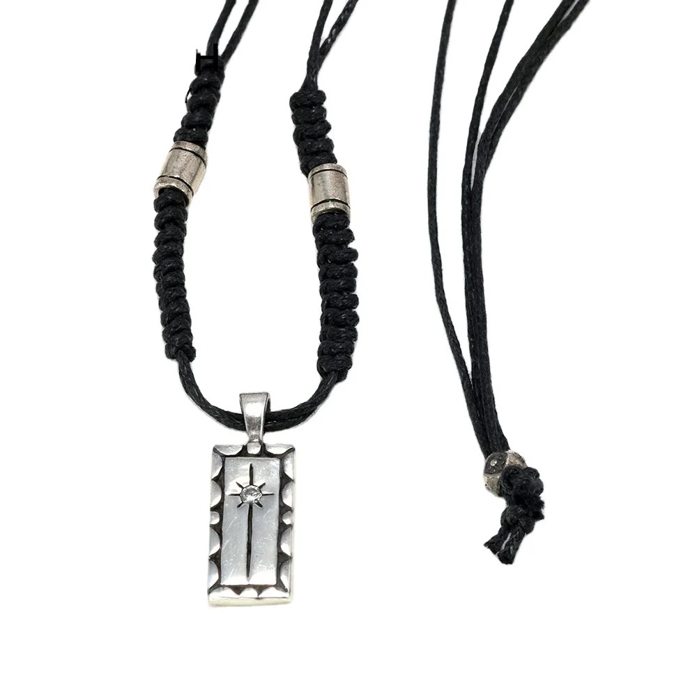 

Personalized 925 Silver Necklace Rope Chain Cubic Zircon Necklaces And Pendants For Jewelry
