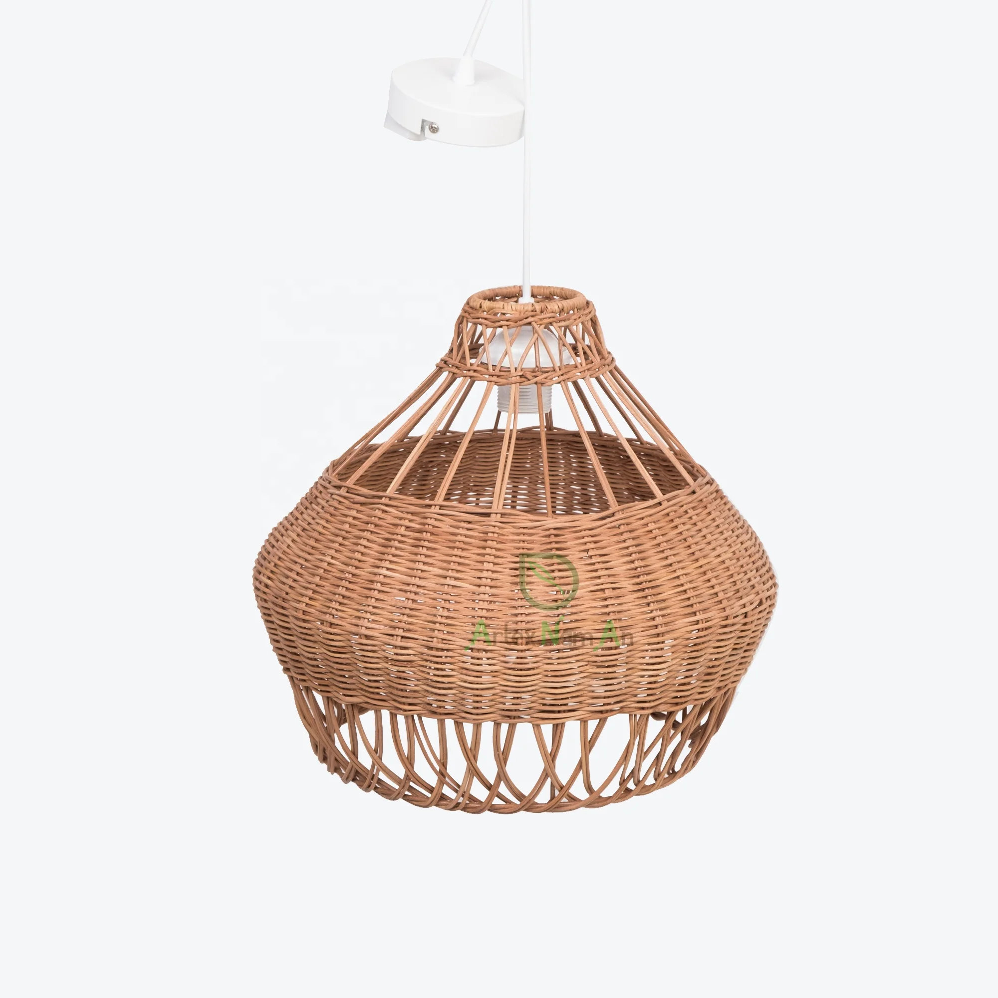 越南供应商美丽的现代灯家居装饰也编织竹吊灯吊灯