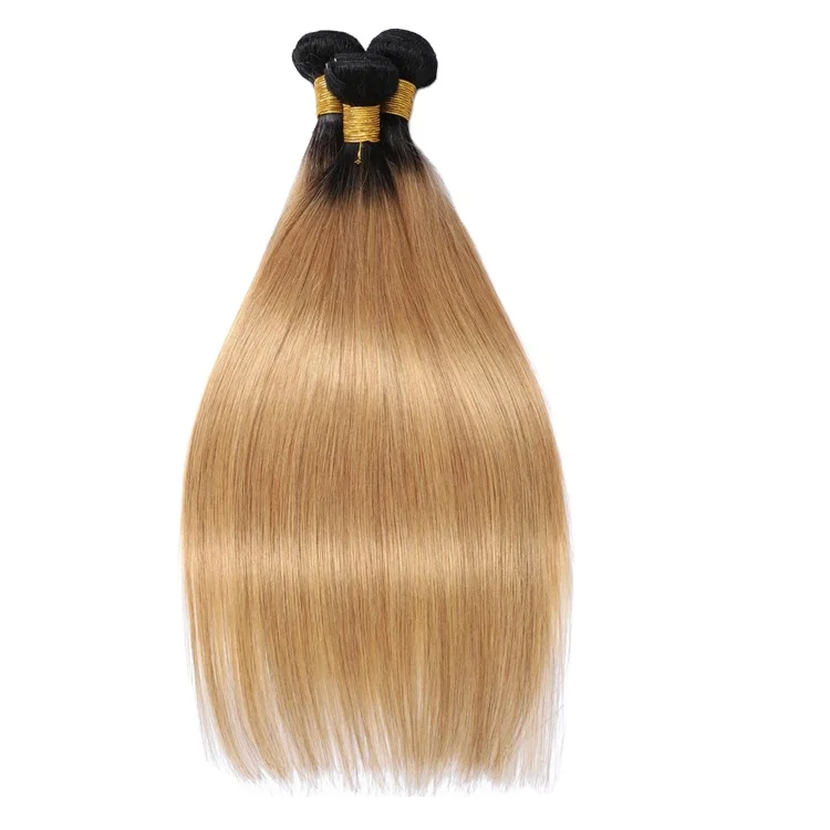 

Two Color 1B/2/4/27/530/350 Ombre Straight Hair Bundles Ombre Hair Extensions