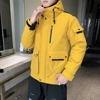 

High Quality Latest Design Outdoor Warm Men Winter Hooded Cotton Padded Jacket