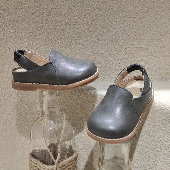 

2021 stylish new design leather princess children's shoes