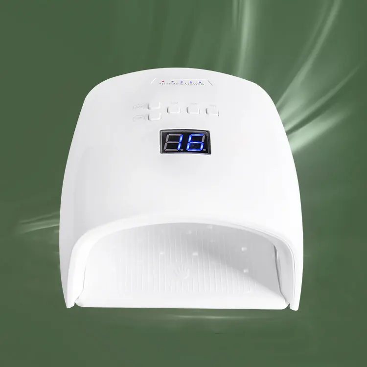 Asianail 2020 Best Selling Good Quality Uv Led 48w dryer Wireless rechargeable battery nail lamp