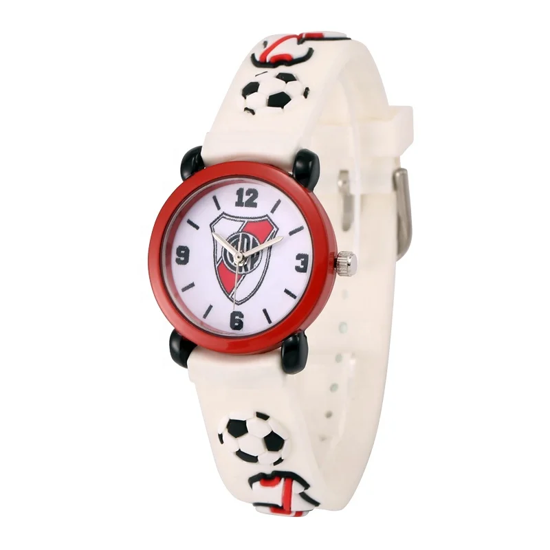 
Kids Rubber Strap 3D Cartoon kids analog watch for Girls Boys 