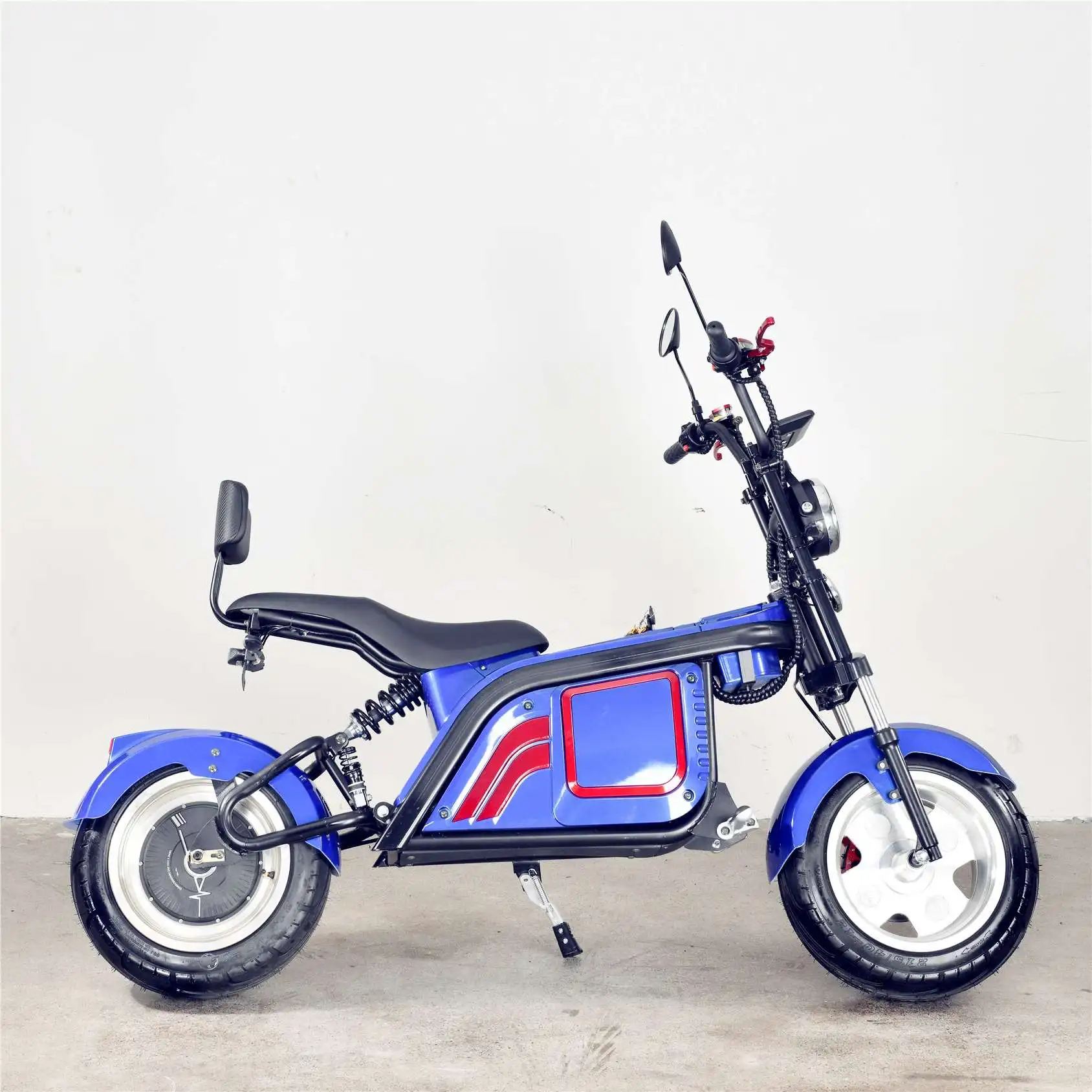 

EU Warehouse Big Wheel Fat Tire Citycoco Off Road Electric Scooter For Adult