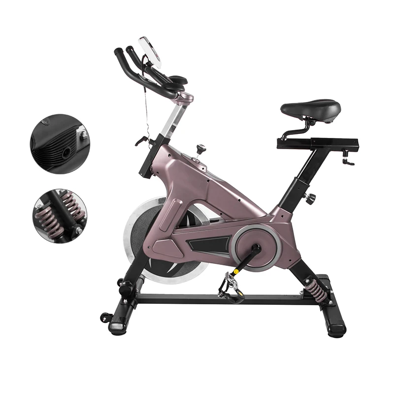 

40kg Commercial cycling belt driven fitness exercise spinning bike