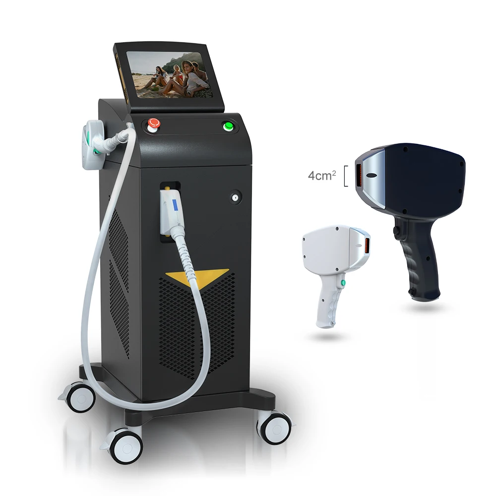 

depilation machine 808nm laser hair removal equipment trio laser hair removal, Optional