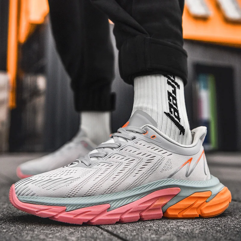 

Latest fashion comfortable running sneakers men casual sports shoes