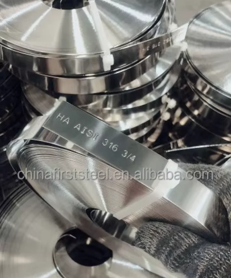 304 Stainless Steel Manual Packing Belt 12.7mm 16mm Perforated with Holes High Tensile for Cable Tray Installation