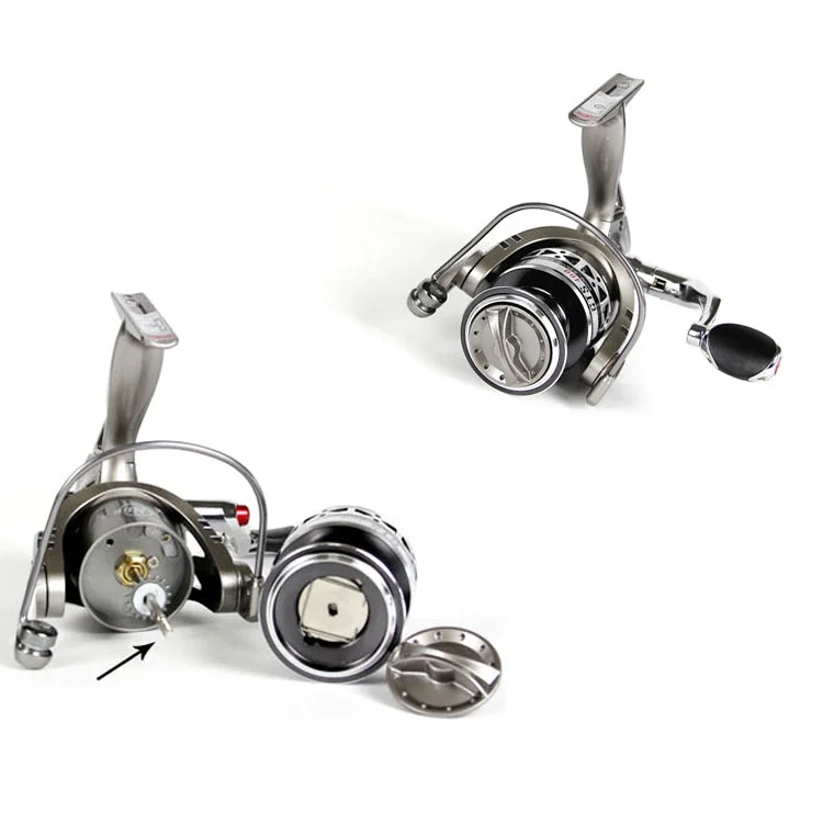 

Carbon tica fishing reels small fishing reel, Grey