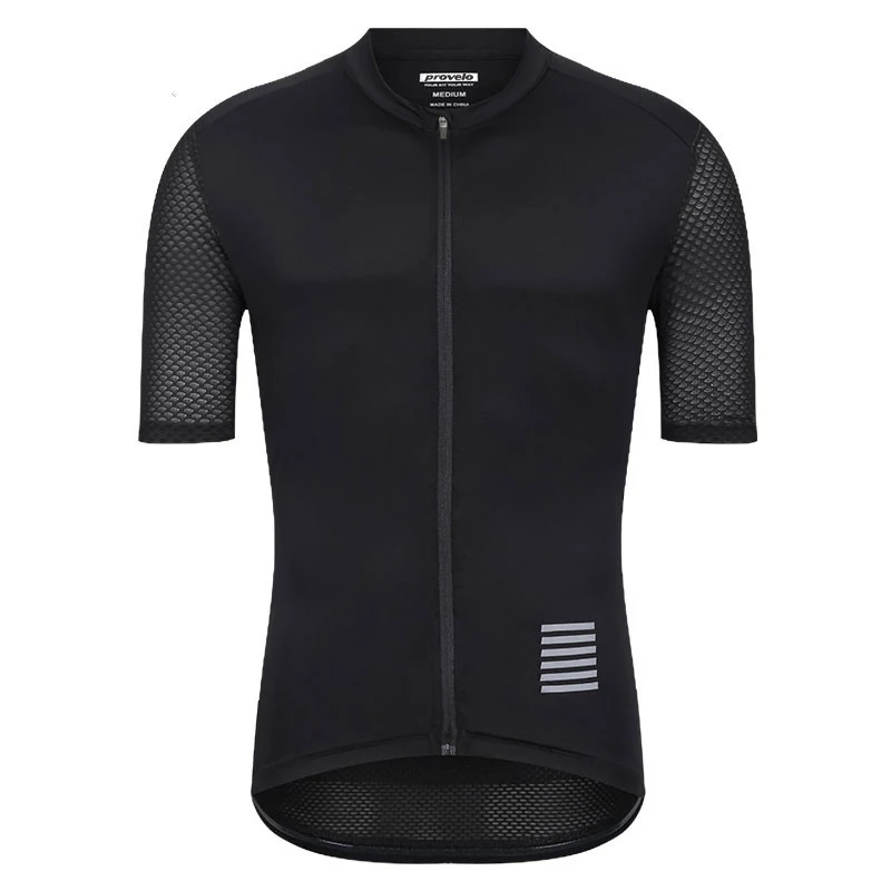 

Custom Sublimation Cycling Jersey Men Tops Bicycle Clothe Short Sleeve Bike Clothing Full Zipper Ropa Wear With Three Pockets, Customized colors