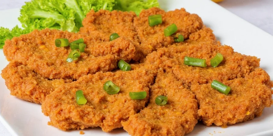 Homemade curry katsu plated beautifully