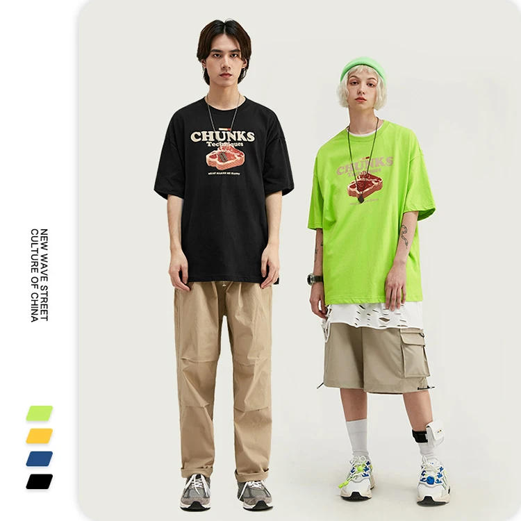

High Quality Custom Printing 100 cotton Tee shirt Round Neck Men's Plus size t-shirts