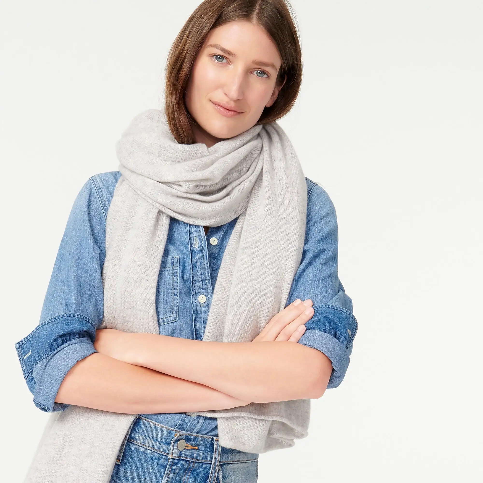 

100% CASHMERE WINTER KNITTED SCARF for WOMEN'S