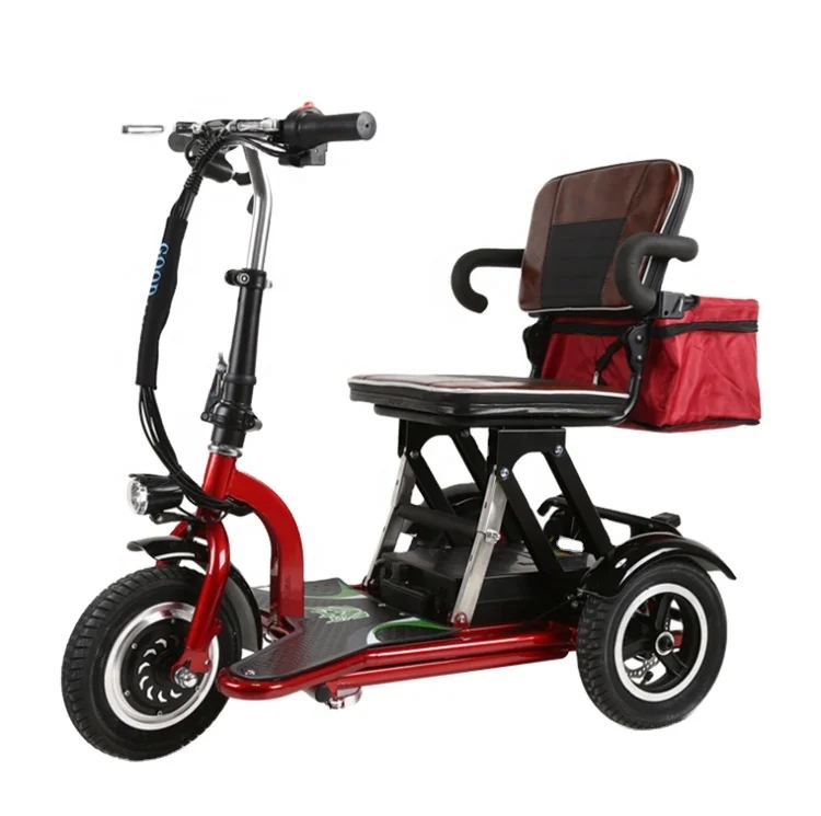 

3 Wheel Electric 48V Adult 500W Cheap Buy Chinese E Tricycle Mobility Electric Scooter, Red