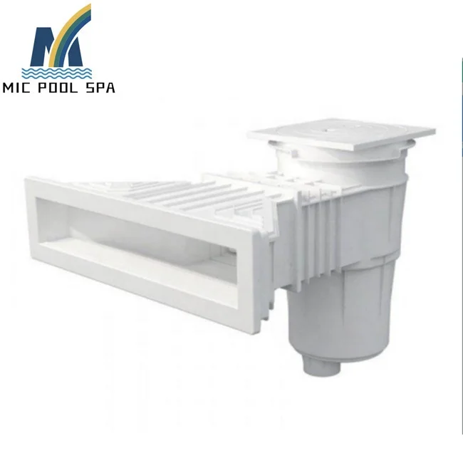

China factory Swimming Pool wide mouth Skimmer, skimmer pool pvc accessories, White