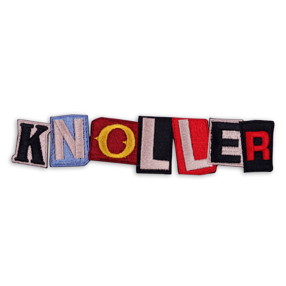 

Wholesale Heat Cut Custom Brand Name Sports Club Embroidery Logo Custom Clothes Embroidered Patches bordado parches