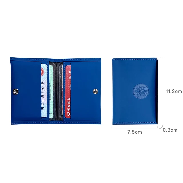 

wholesale multi slim promotion card holder pu leather mens wallets bifold