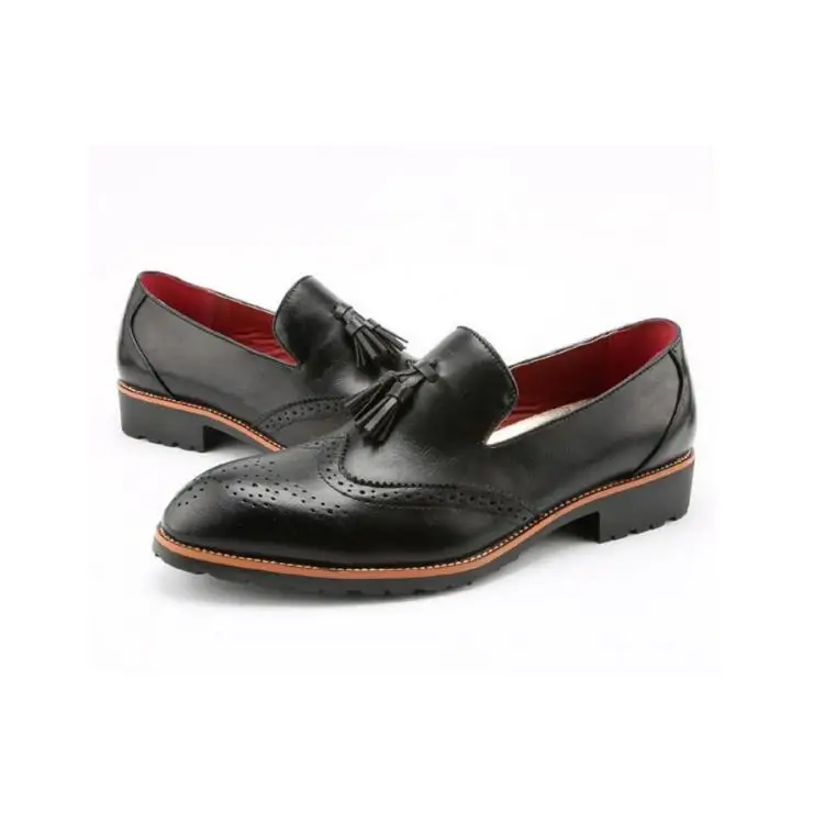 New arrivals men business dress shoes wholesale casual genuine leather shoes gentleman pointed fashion Oxfords shoes