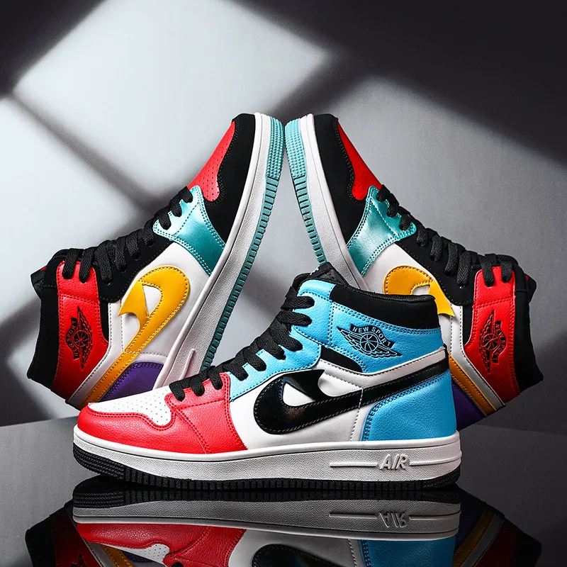 

Factory Price New Men's Casual Sports Comfortable Basketball Sneakers Outdoor Running Shoes, Picture shows