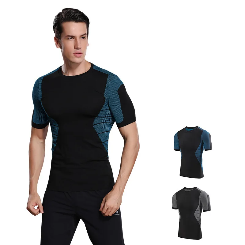 

OEM Custom Logo Activewear Lightweight Breathable Muscle Athletic Gym T Shirt for Men