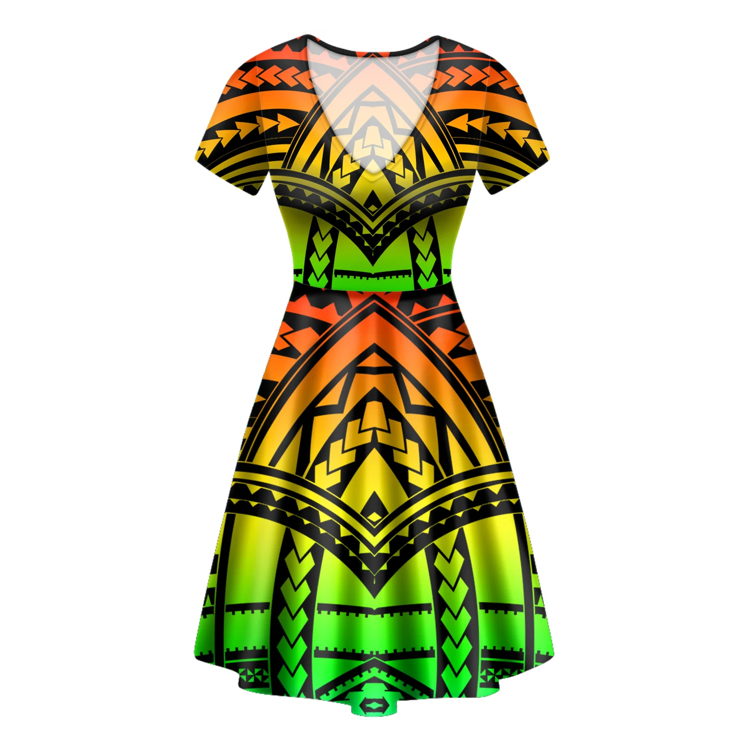 

Summer Fashion Shirt Dresses Women Casual Lady Hawaii Polynesian Beach Loose Dress Elegant Bodycon Party Dress Sundress Vestidos, Customized color
