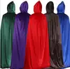 Children and adults velvety capes devil death costume witch cloak Halloween cloak costume