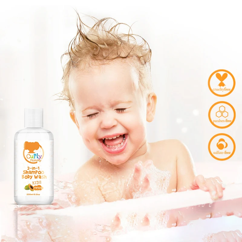 

Curlymommy Oem Custom Mild And Non-Irritating Anti-Itch Baby Shower Gel Baby Shampoo Sterilize And Remove Mites