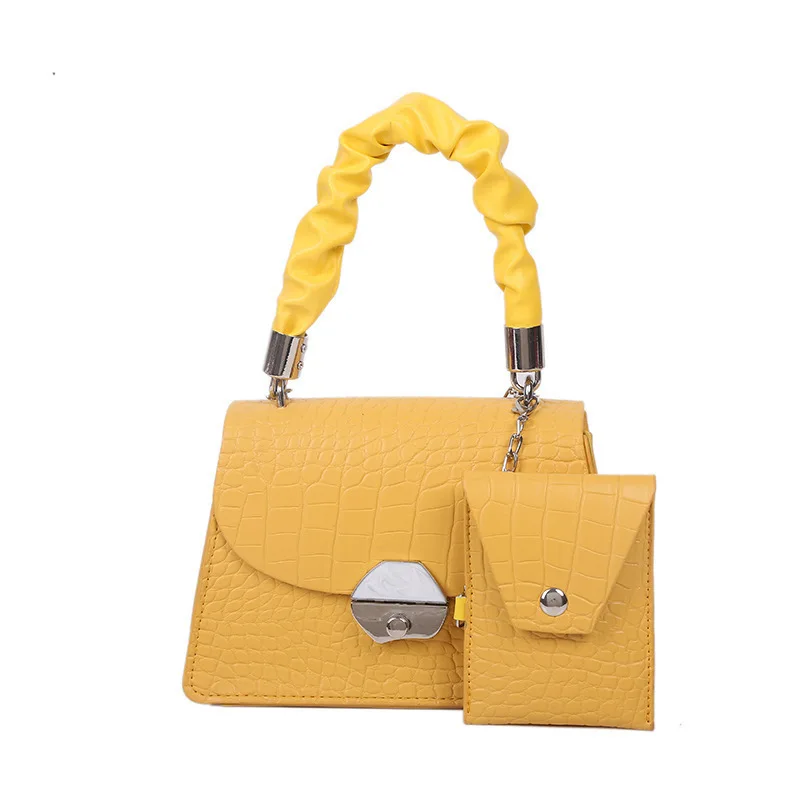 

Wholesale Luxury Trendy Fashion PU Leather Shoulder Bolsa Tote Hand Bags For Women