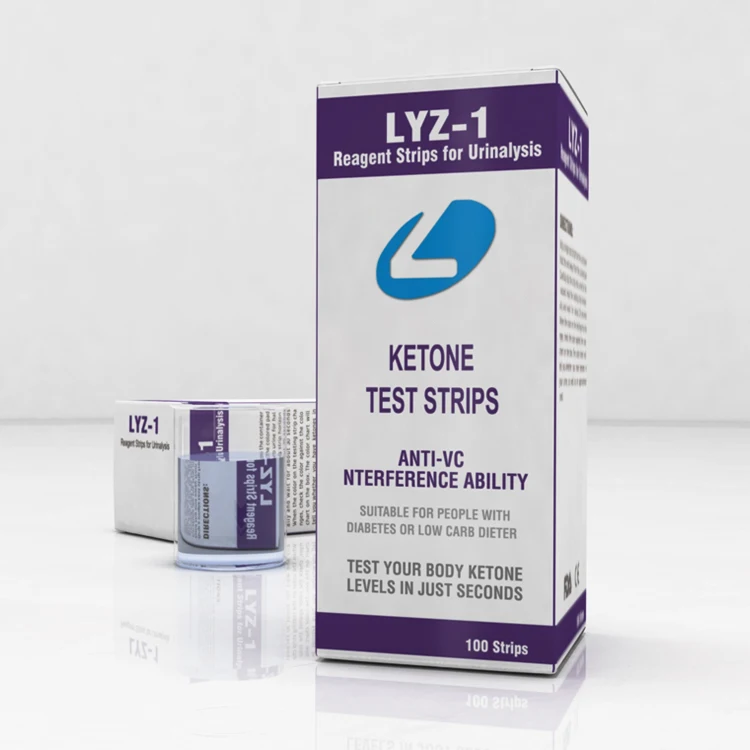 
Rapid diagnostic test reagent for hospital / Hot sale clinical ketone strips , Medical Ketone test strips  (60591240345)