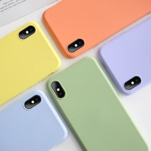 Liquid Silicone Phone Case iPhone Max XR X