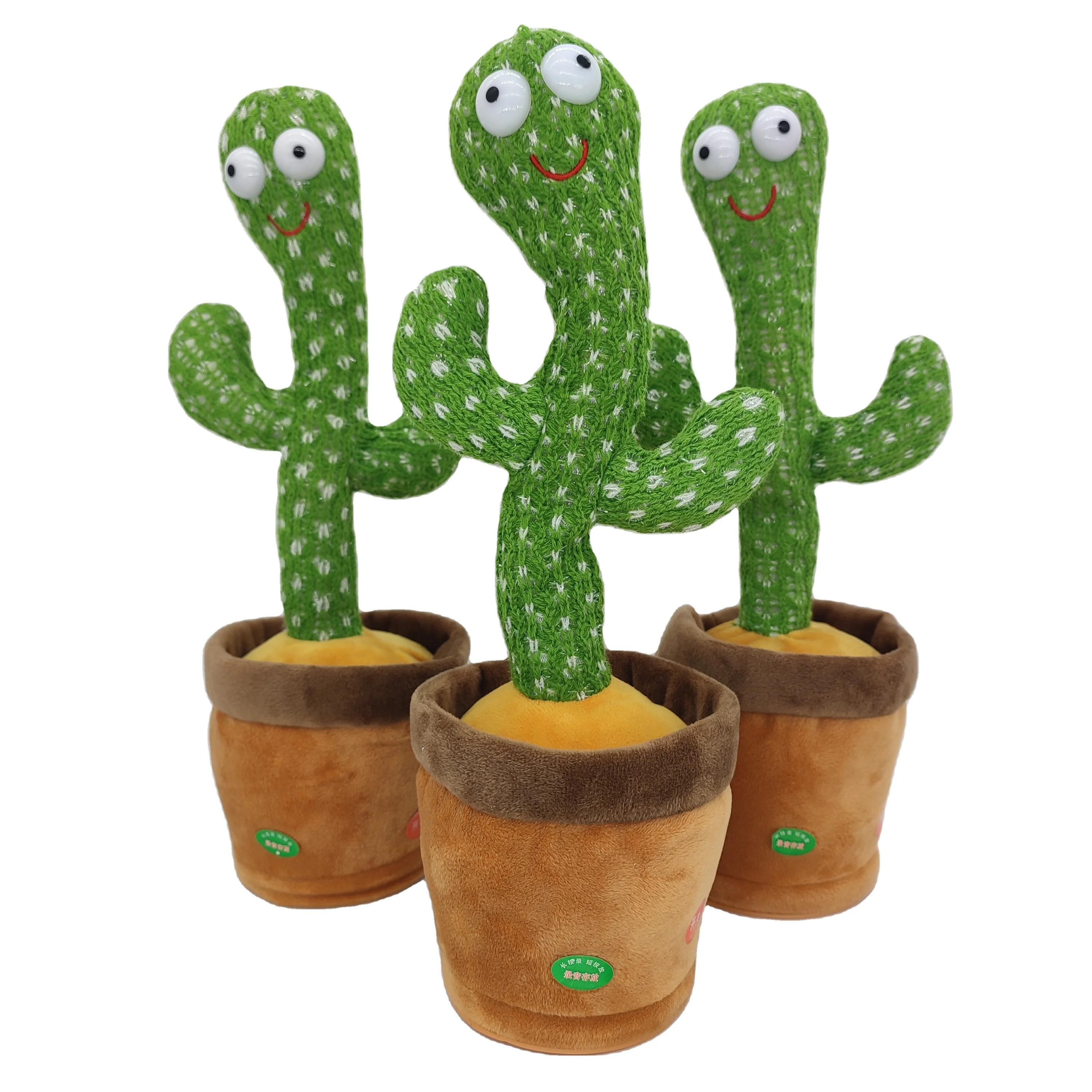 

Drop Shipping Hot Sale Educational Electric Plush Dancing Cactus Singing Dancing Cute Stuffed Twist Dancing Cactus Toy