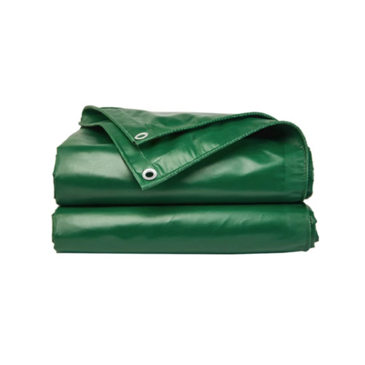 
Green Cheap Lorry PVC PE Waterproof and Fireproof Laminated Car Cover Waterproof Tarpaulin With Eyelet 