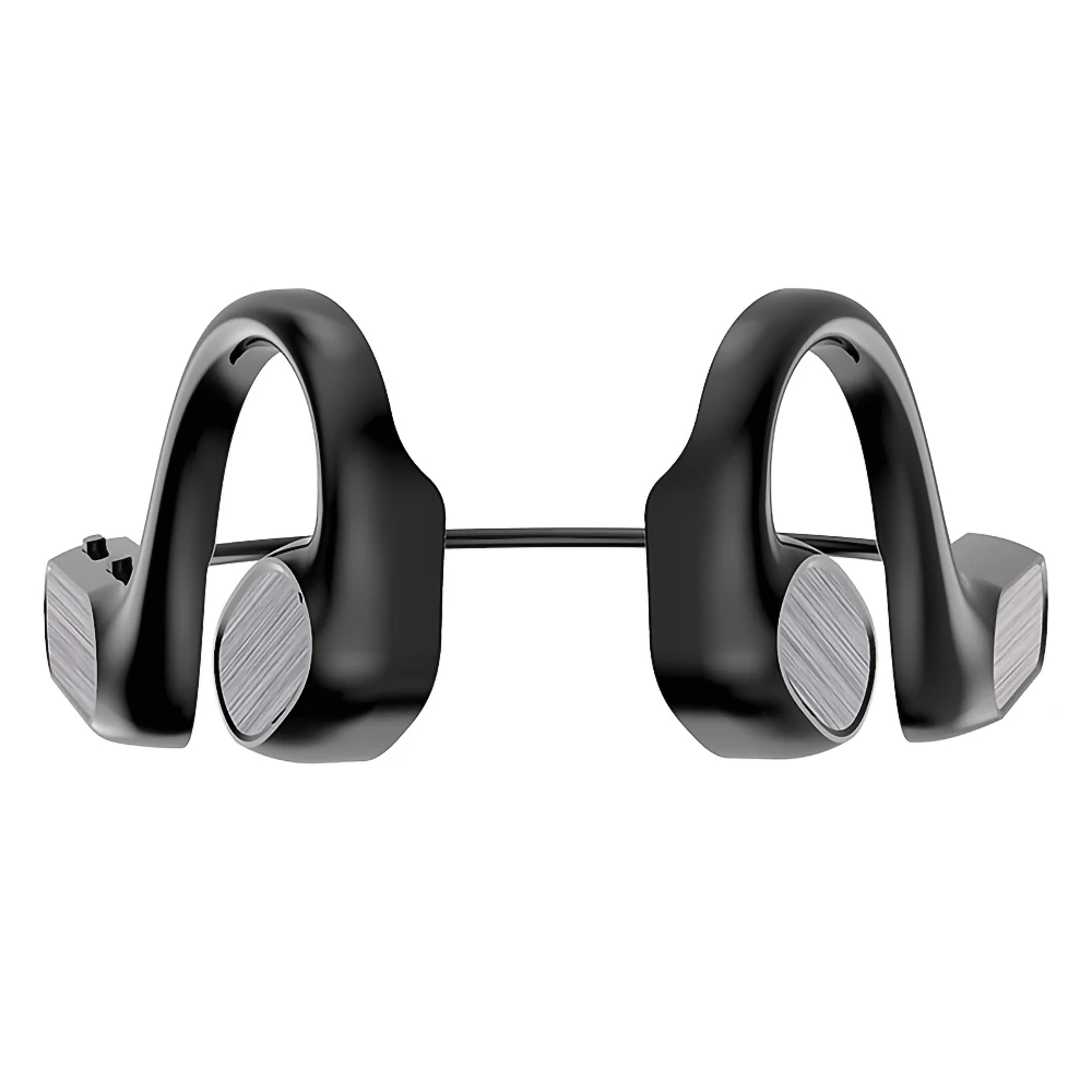 

High Quality Wireless Headphone With Mic Noise Cancelling Waterproof Sports Headsets Wireless Earphone Bone Conduction Headphone, Black