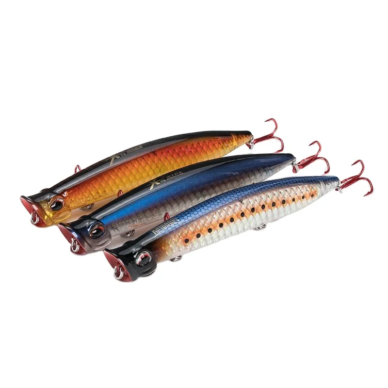 

OEM 3508 New Product 123mm Floating Vibration Fishing Lure Hard Plastic Artificial Popper Artificial Hard Bait, 9 colors