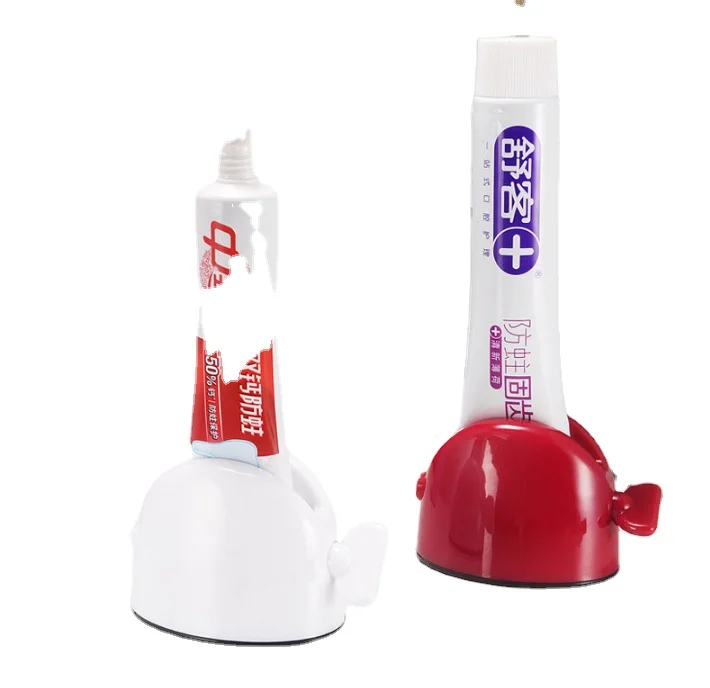 

promotional gifts new toothpaste extruder, White/red