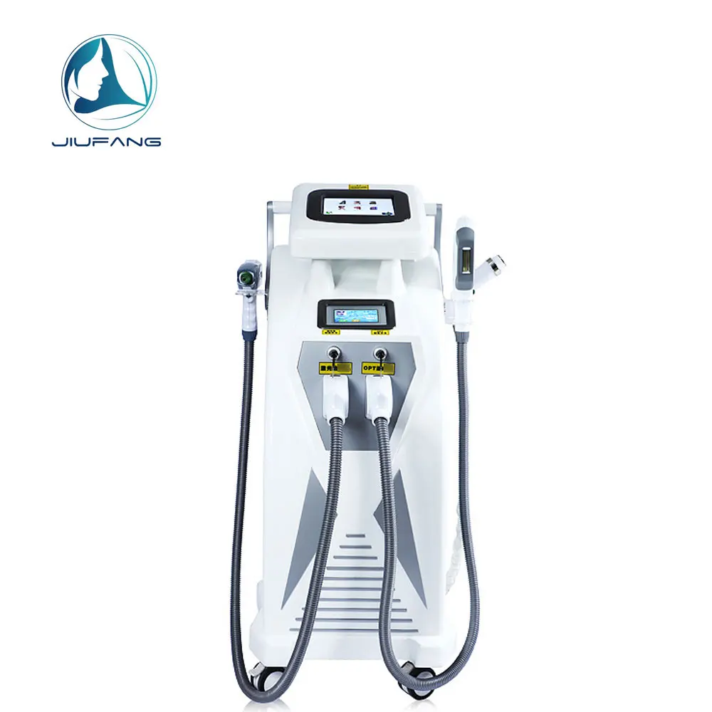 

OPT SHR 4 in 1 e light ipl rf nd yag laser beauty equipment, Gray
