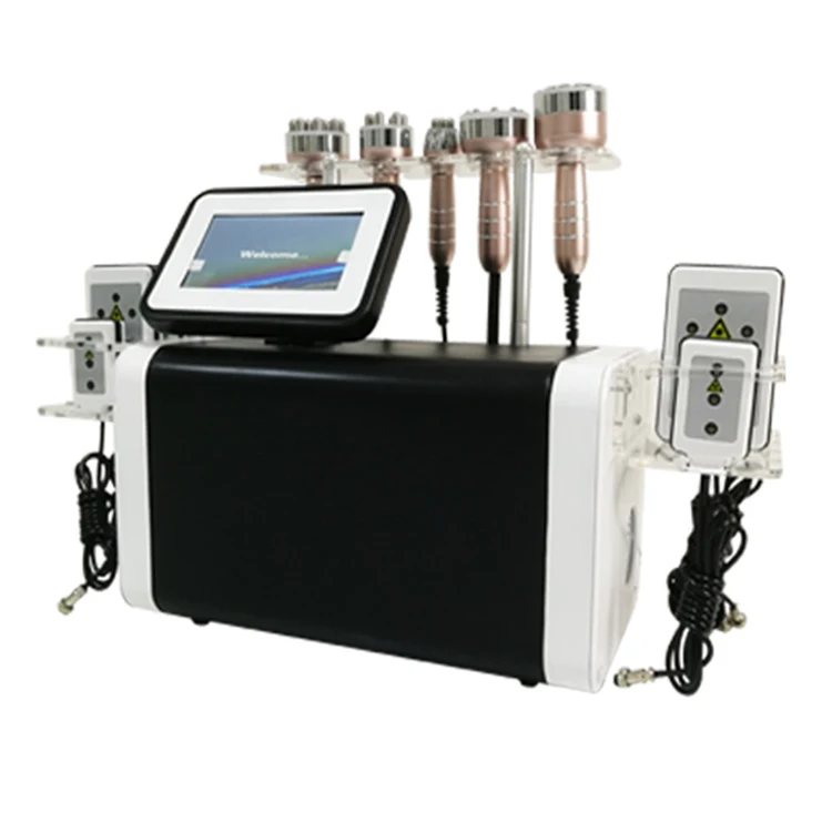 

New Trends 2022 Burning Fat Machine Rf Face Lift Beauty Device Rf Cavitation Vacuum Laser Slimming Machine