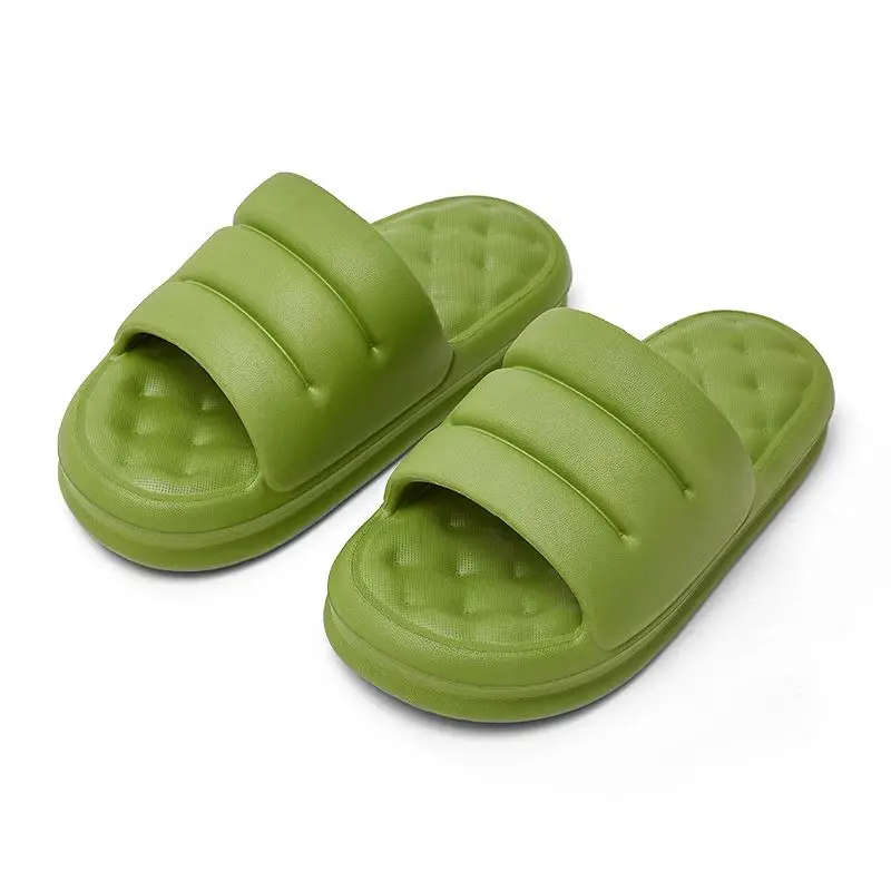 

Non-slip Thick Soles Super Soft Summer Slippers Wholesale Women Men Unisex Eva Injection Sandals Bath Beach Slip On Slippers