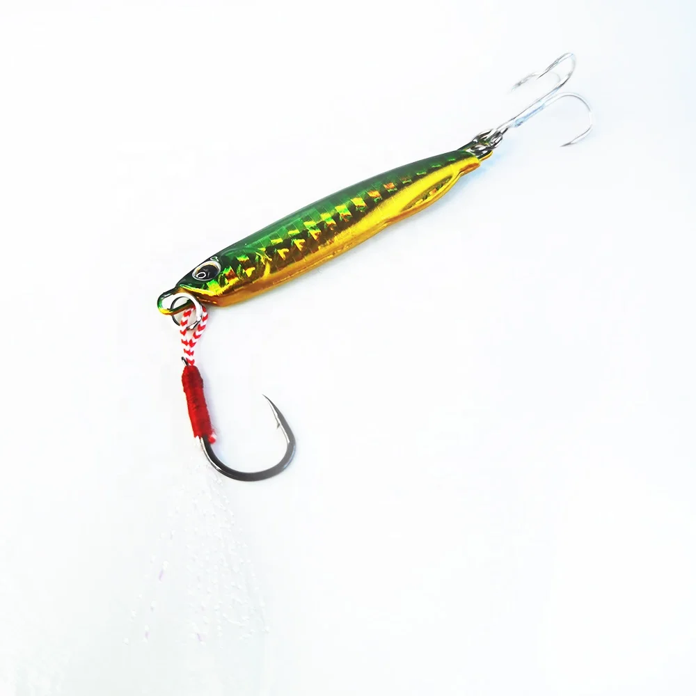 

Leading Metal Jigs Jig Lure Pesca 3D Eyes Slowing Shot Sinking 30g 7cm Fishing Lures Baits, 5 colors 70mm lure