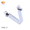 Manufacture flat metal double spring tube snap lock steel for 25mm pipe clamp