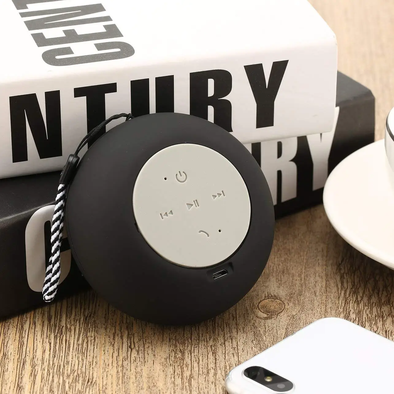 Cloth Round Q9 Mini Portable Subwoofer Bluetooth Speaker Wireless Outdoor Hands-free Speaker - ANKUX.COM
