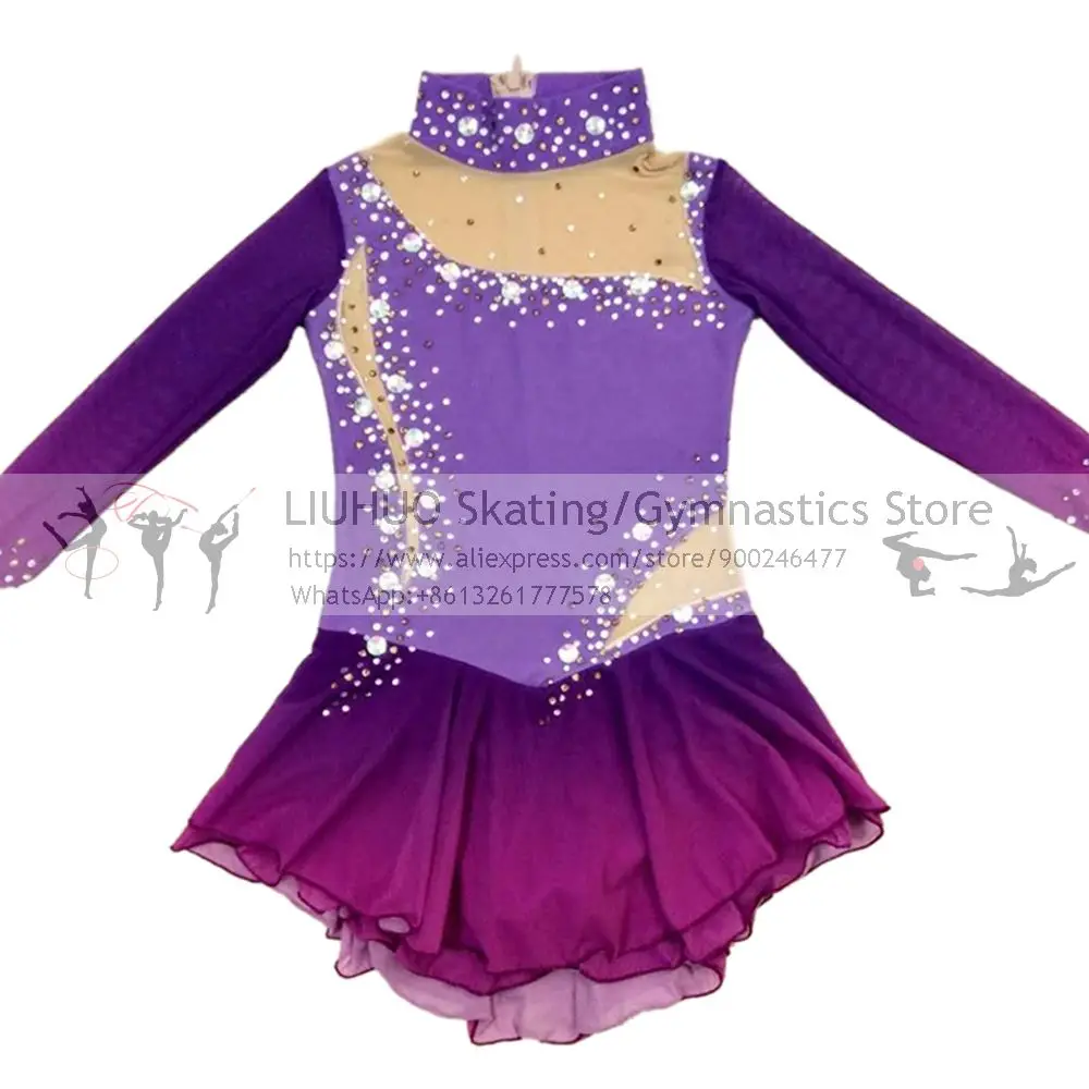 Details about   Figure Skating Dress Women's Girls' Ice Competition Rhythmic Gymnastics Dance 