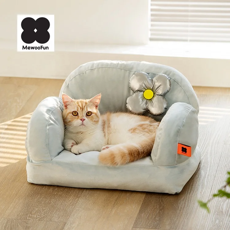 

MewooFun Factory Luxury Fashion Design Pet Cat Couch Soft Cat Dog Sofa Nest