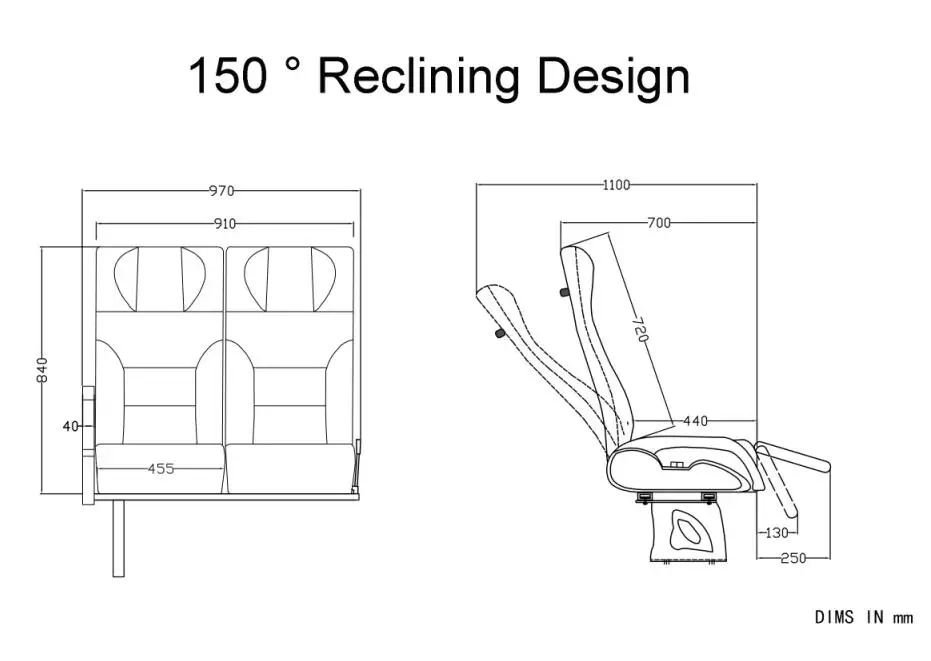 150 Degree Reclining Coach Bus Sleeper Seats Buy Bus Sleeper Seats