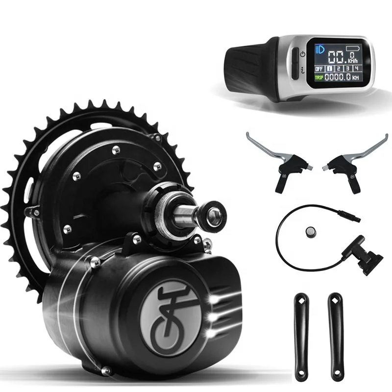 

Torque sensor 250w mid drive motor for bicycles, Black
