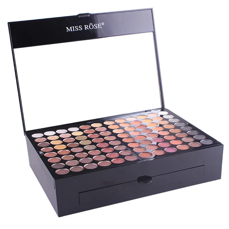 

Miss Rose Pro 180 Full Color Eyeshadow Palette Fashion Women Cosmetic Case Full Pro Makeup Tools, Colorful