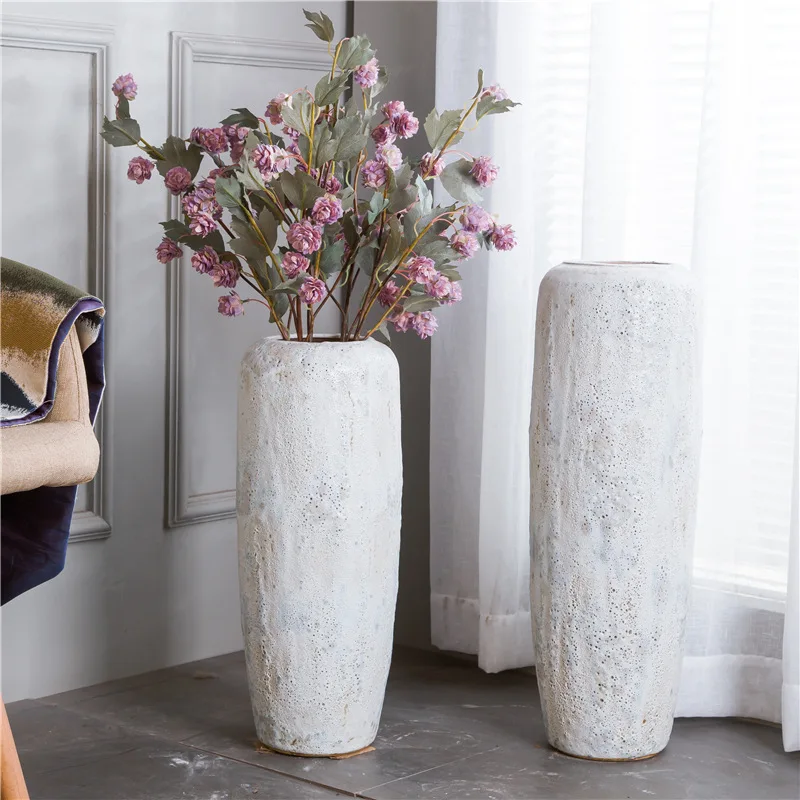 Indoor Plant Vase Modern Simple American Arrangement Ceramic Large